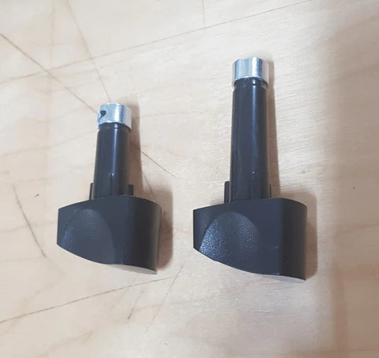 2 x Knobs for RM2350 3 Way Fridge Selector and Thermostat - Black