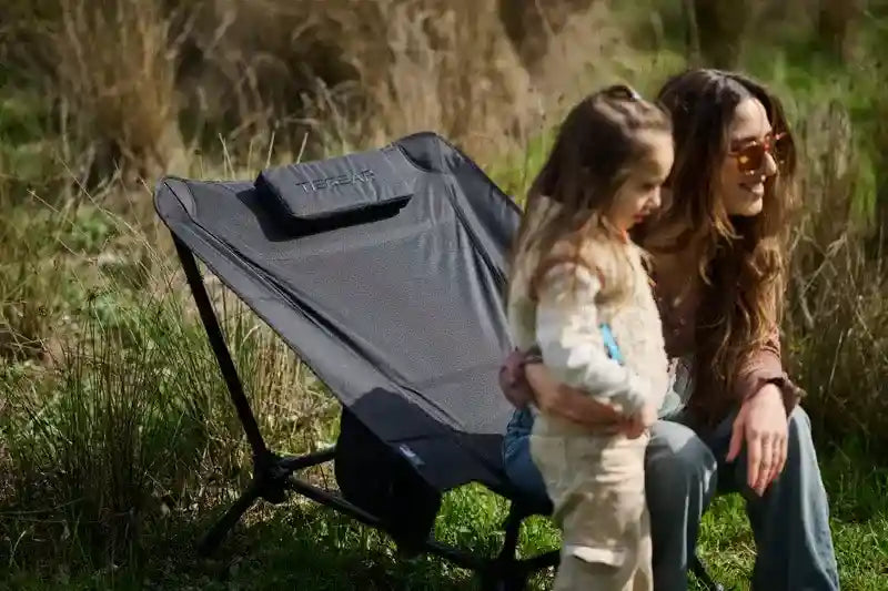 Tiegear Base Lounger Midnight Camp Chair