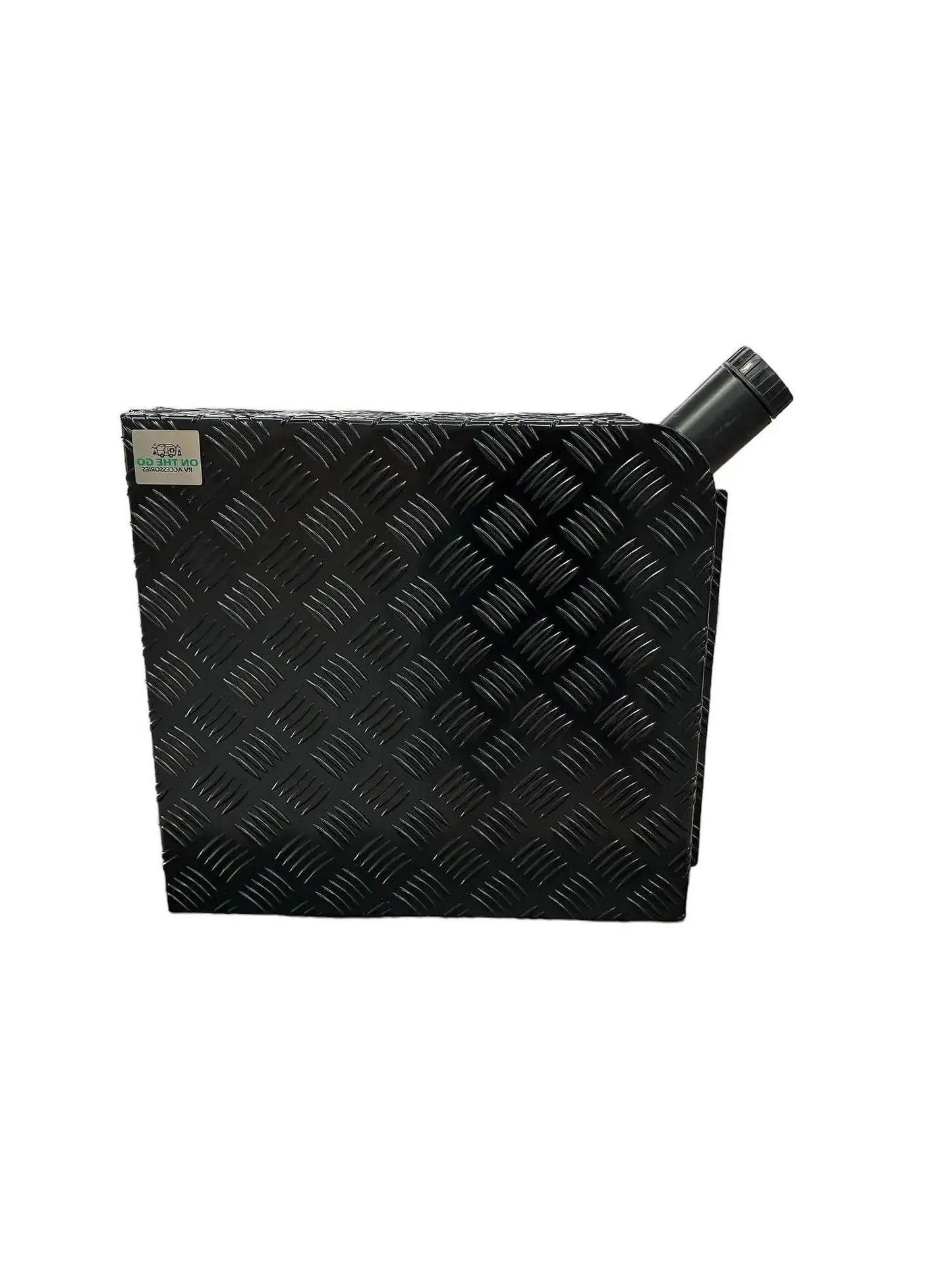 Diesel Tank Cover Black - Face Mount Right Hand Side suits Eberspacher Orifa - Everything Caravans