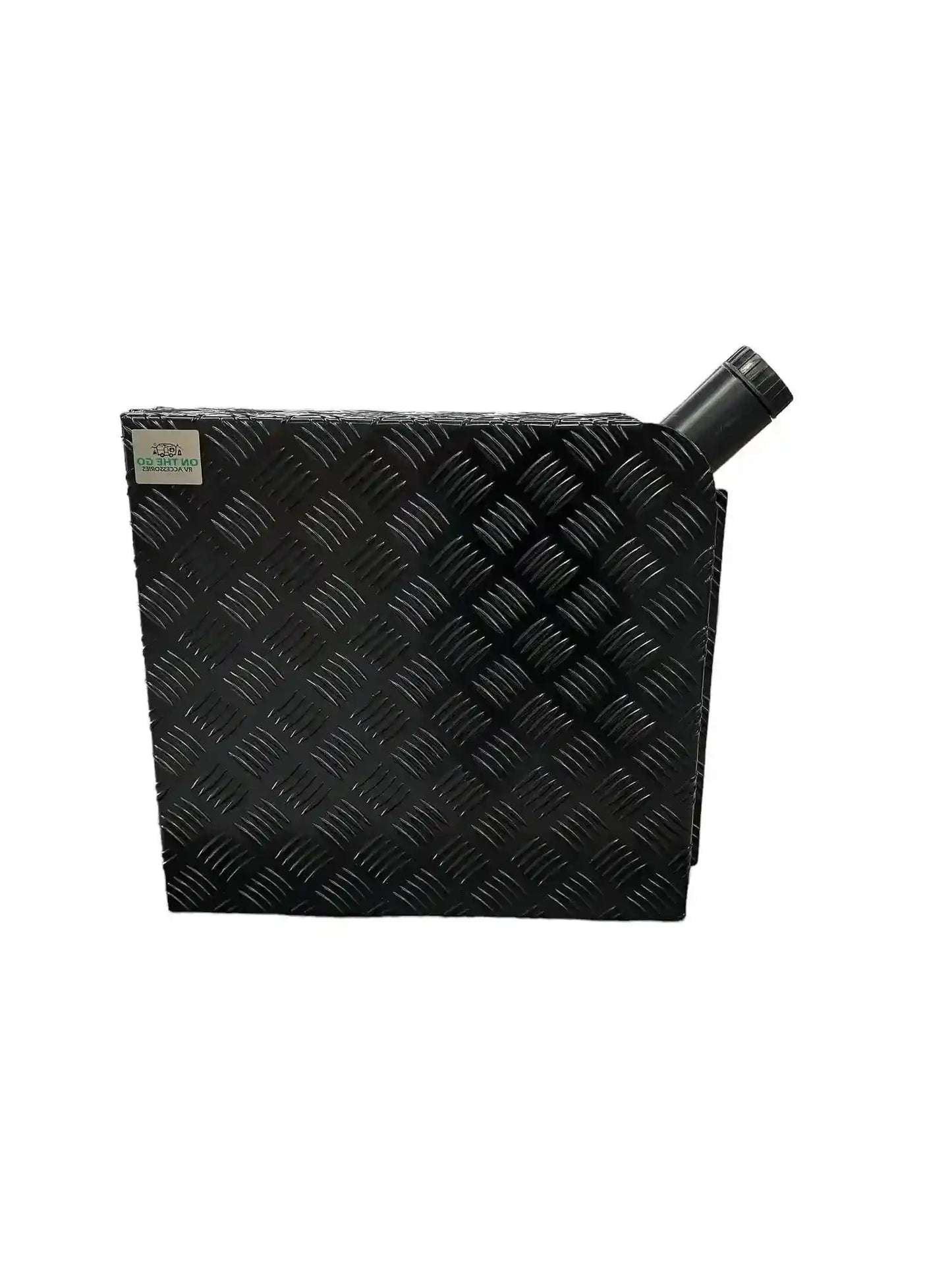 Diesel Tank Cover Black - Face Mount Right Hand Side suits Eberspacher Orifa - Everything Caravans