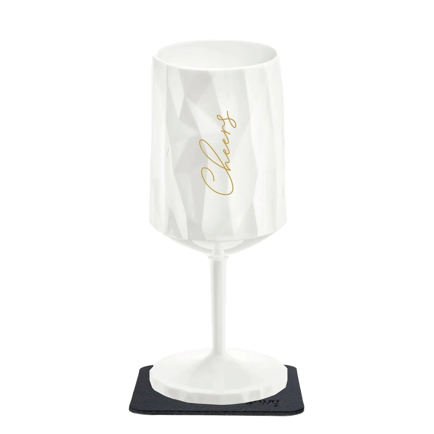 Magnetic Plastic Glass WINE "CHEERS" 0.3l by Silwy