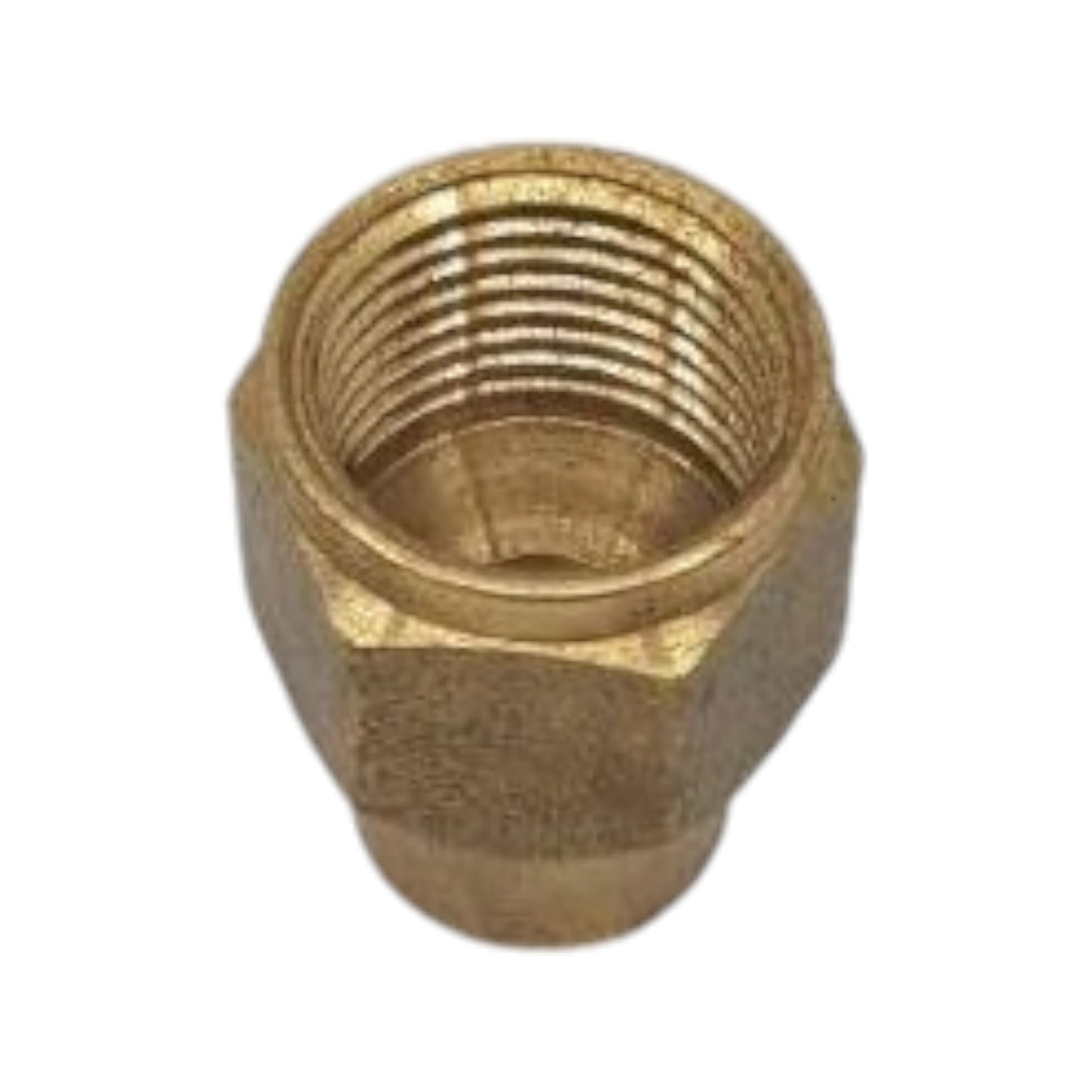 Brass Gas fitting 1-2"Reducing Flare Nut for 3-8" Copper Pipe 01-.621