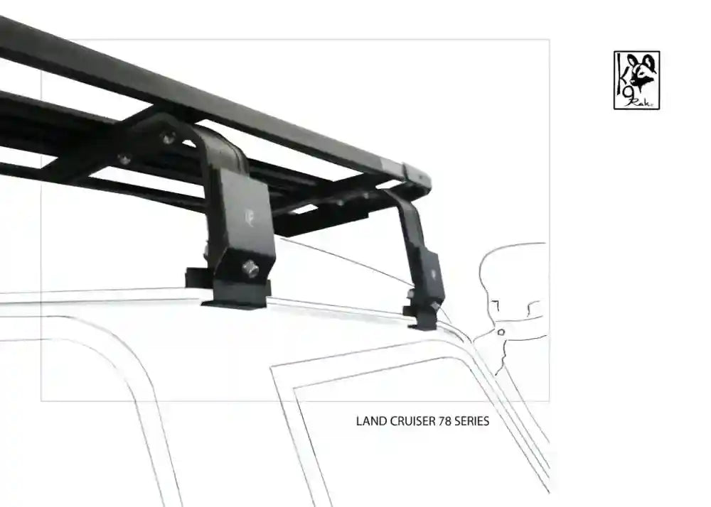 78 Series K9 Roof Racks Expedition Quality Troopy 1400WX2000L - Summer Sale
