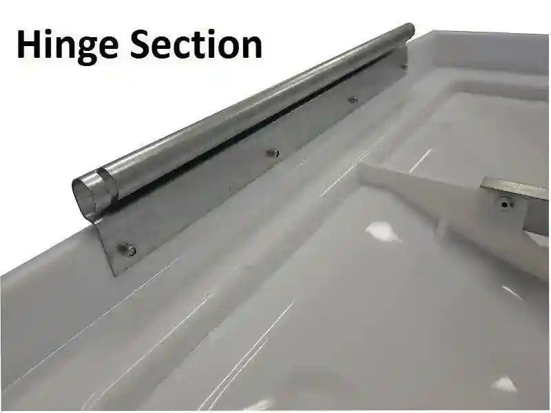 Ventline Hatch 14"X14" White Lid Only to suit Old Metal Clip Connection. 40155