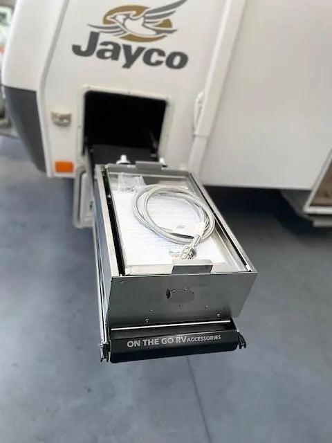 BBQ Slide Combo 320mm wide Murray Tunnel Boot Draw Slide - Everything Caravans