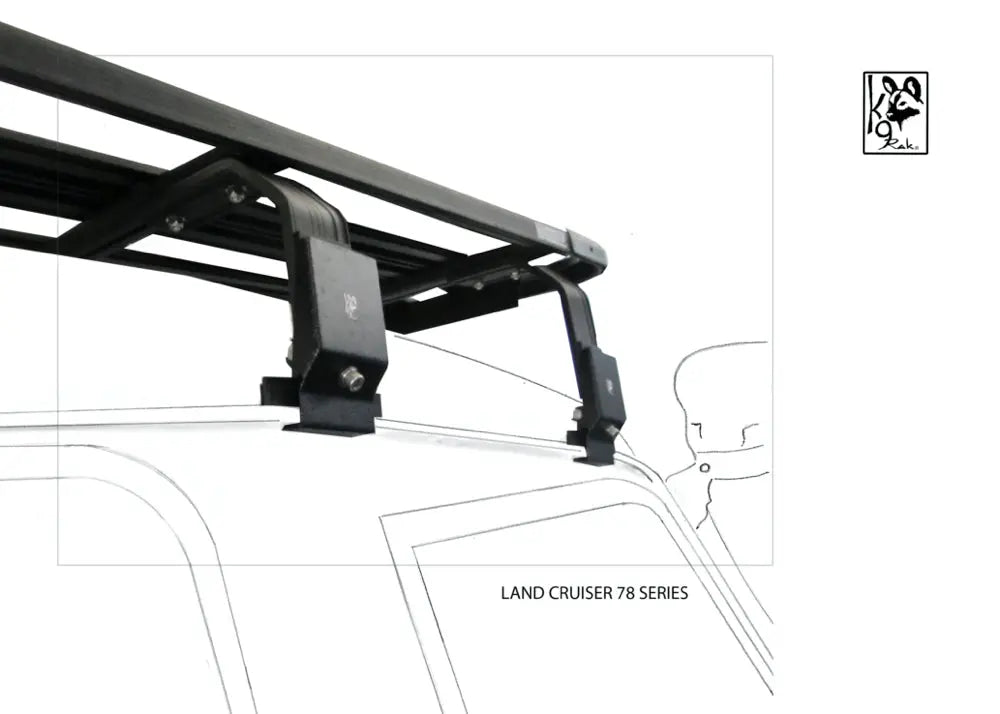 78 Series K9 Roof Racks Expedition Quality Troopy 1400WX1400L - Autumn Sale