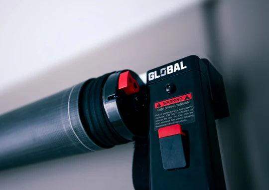 Global Heritage SAR1 Manual Roll Out Awning 13ft Black - Everything Caravans