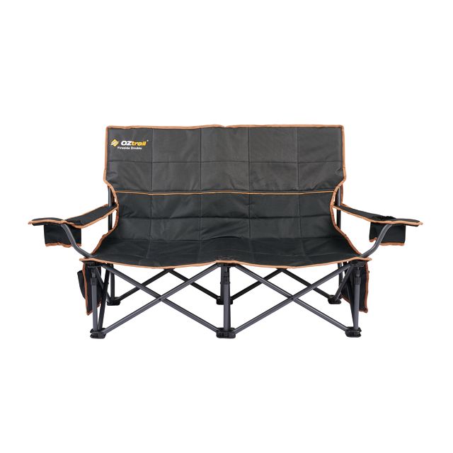 OZtrail Fireside Double Chair Black