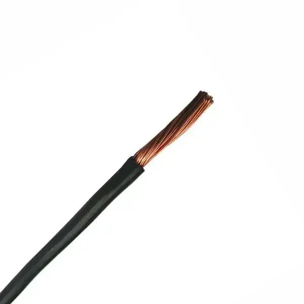 Cable Single 3mm 1.13mm2 Black 30M Roll