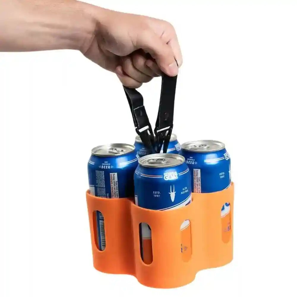 StubbySaver Carry Handle Kit 4 Pack Black Convenient Transport for Beer Packs