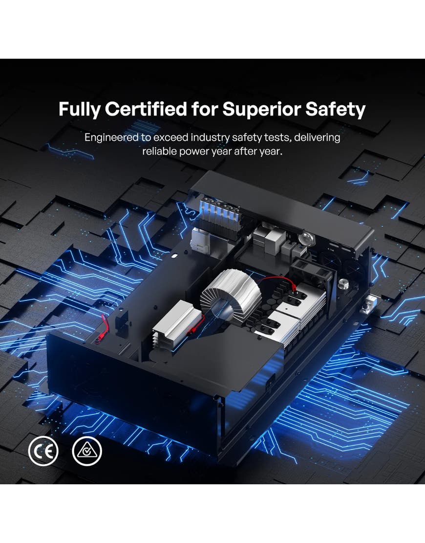 RENOGY 500-11086 PRO | 12V 2KW HF Inverter Charger RIV1220PCH-24S-G1-AU