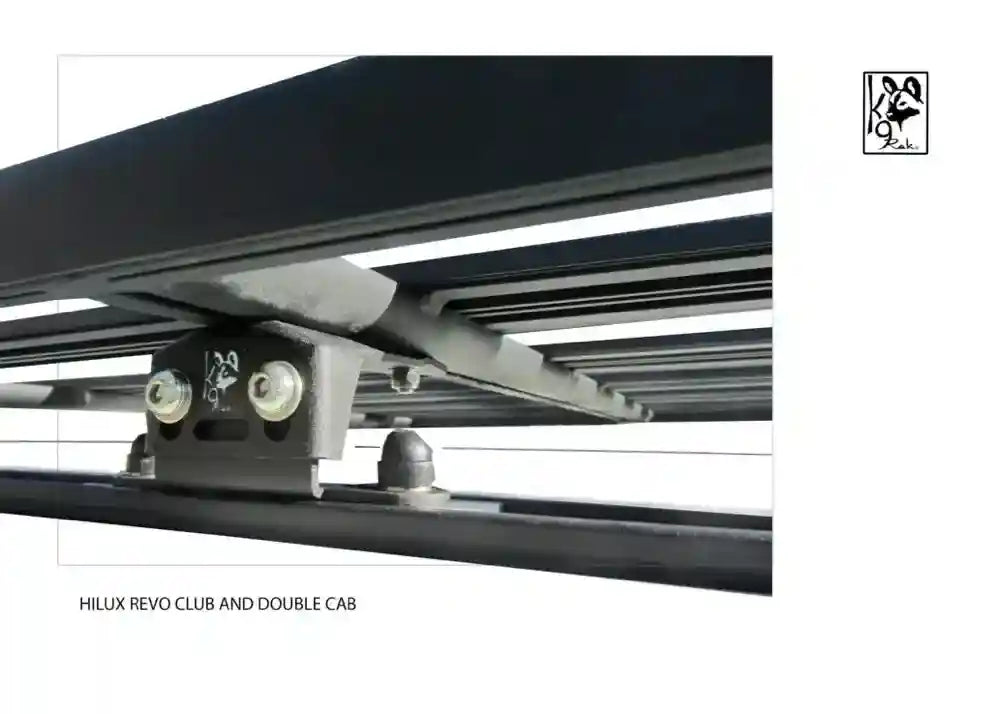 K9 Roof Racks compatible with Hilux 2016 + Double Cab 1250Wx1400L - Summer Sale