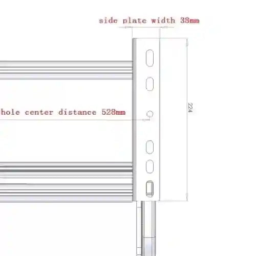 Double Manual Bolt on Caravan Step