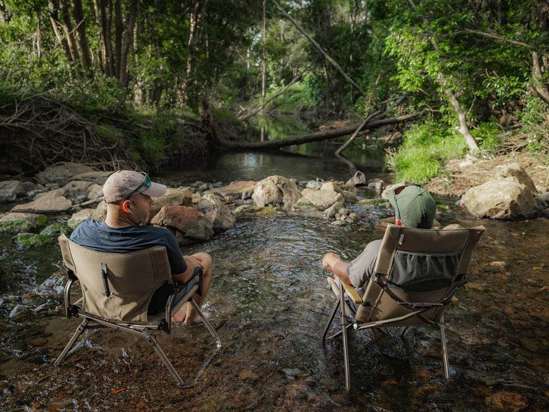 OZtrail Cape Series Recliner Chair Tan