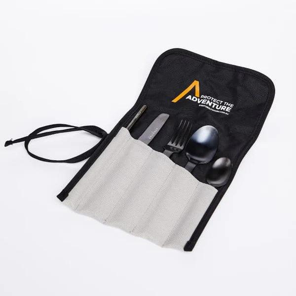 Stratus Outdoors Cutlery Roll - Everything Caravans