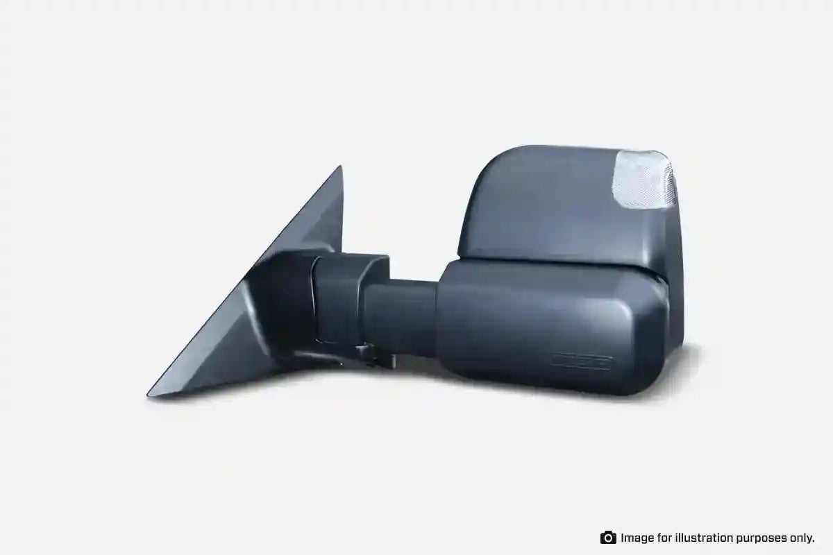 MSA Towing Mirror compatible with Toyota Land Cruiser 200 Series Black