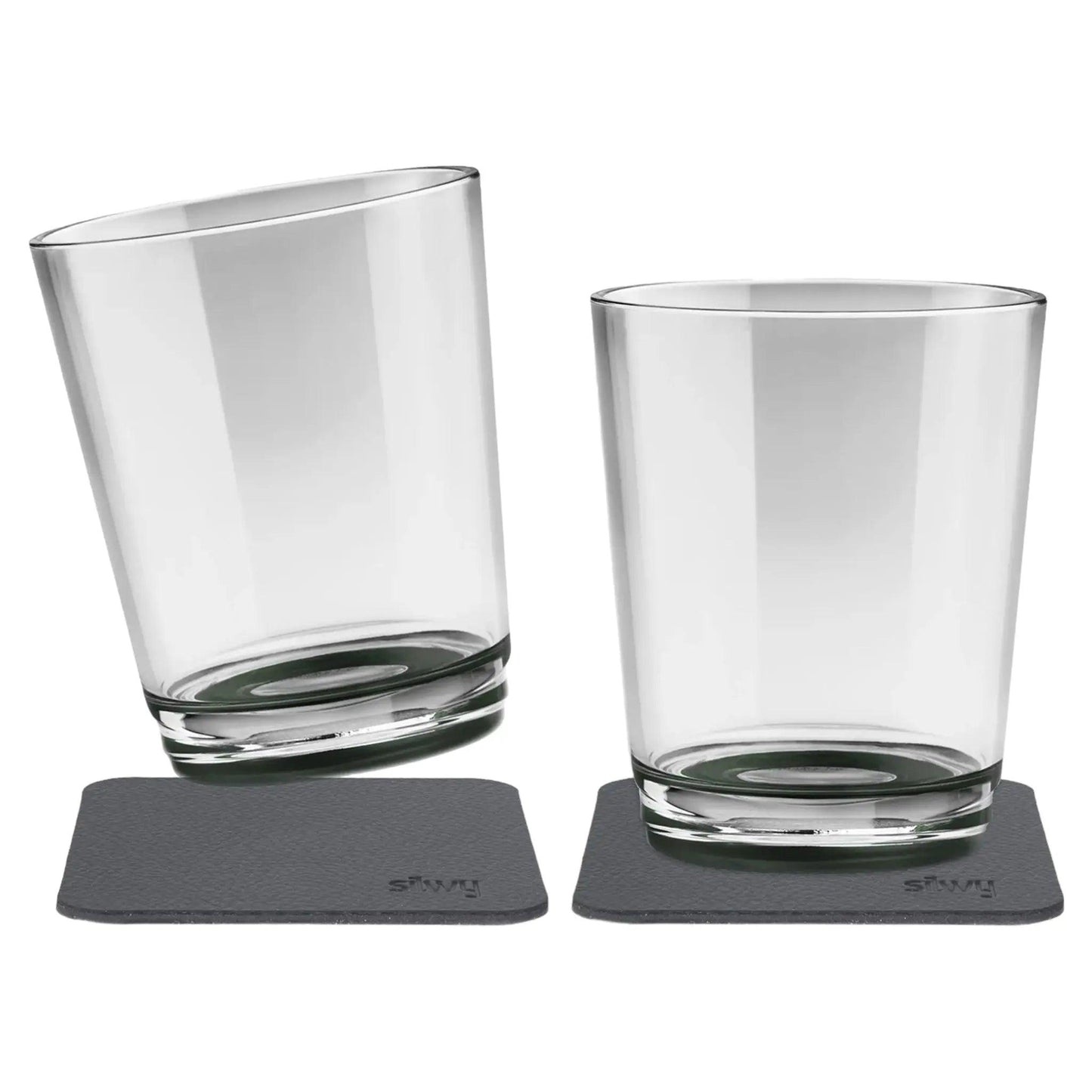 2 x Magnetic Drinking Cup Triple Pearl Grey By Silwy - Everything Caravans