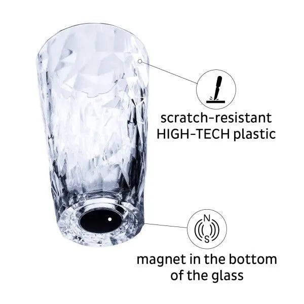 2 x Magnetic Plastic Glass Longdrink By Silwy - Everything Caravans
