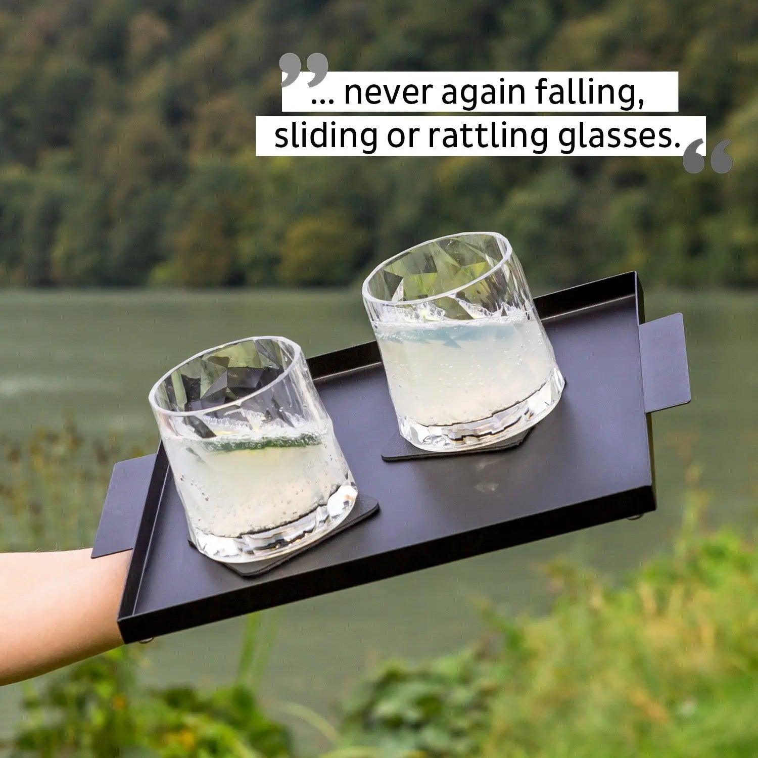 2 x Magnetic Plastic Glass Tumbler By Silwy - Everything Caravans