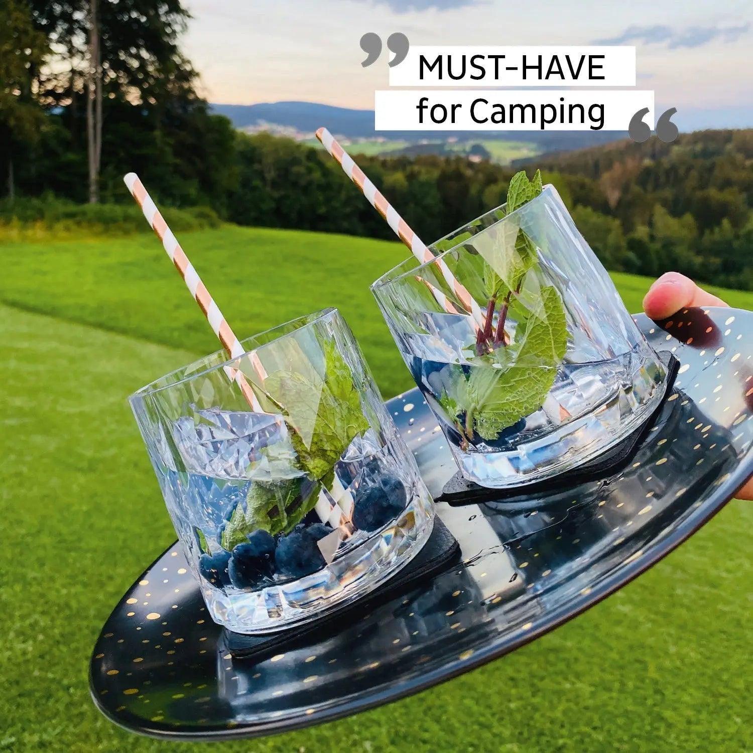 2 x Magnetic Plastic Glass Tumbler By Silwy - Everything Caravans