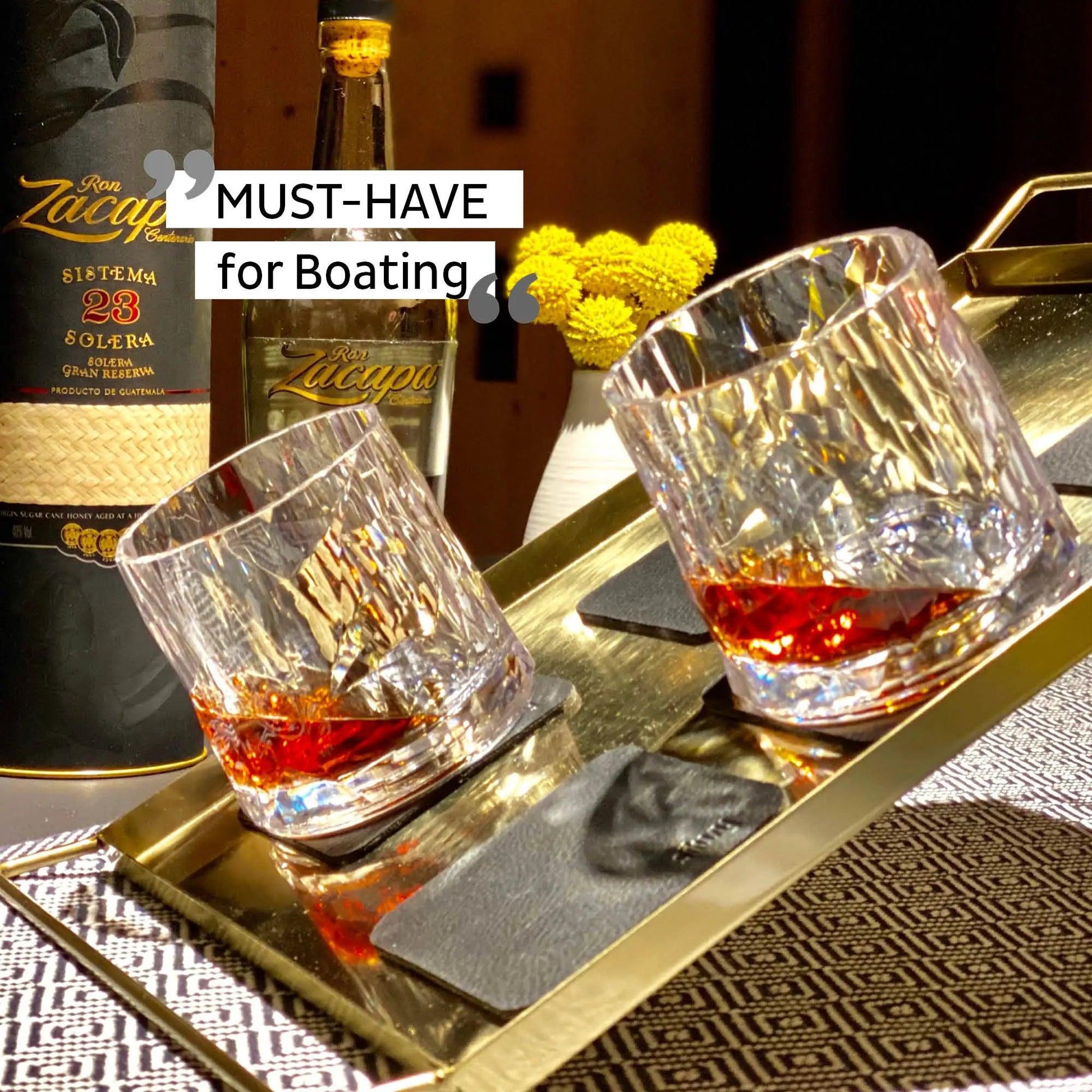 2 x Magnetic Plastic Glass Tumbler By Silwy - Everything Caravans