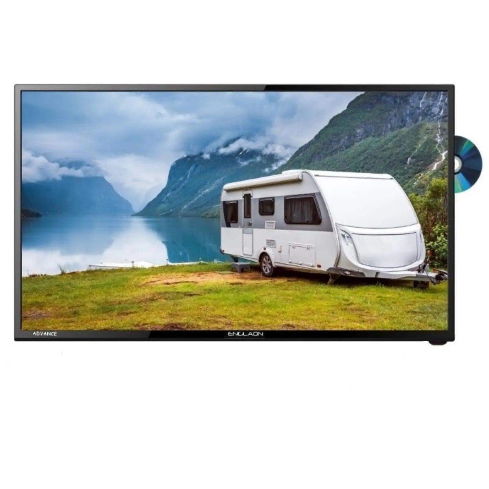 24inch 12volt HD Led TV with Built in Dvd - Everything Caravans