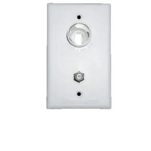 Winegard White 2nd TV Wall Plate Only. Tg-0741