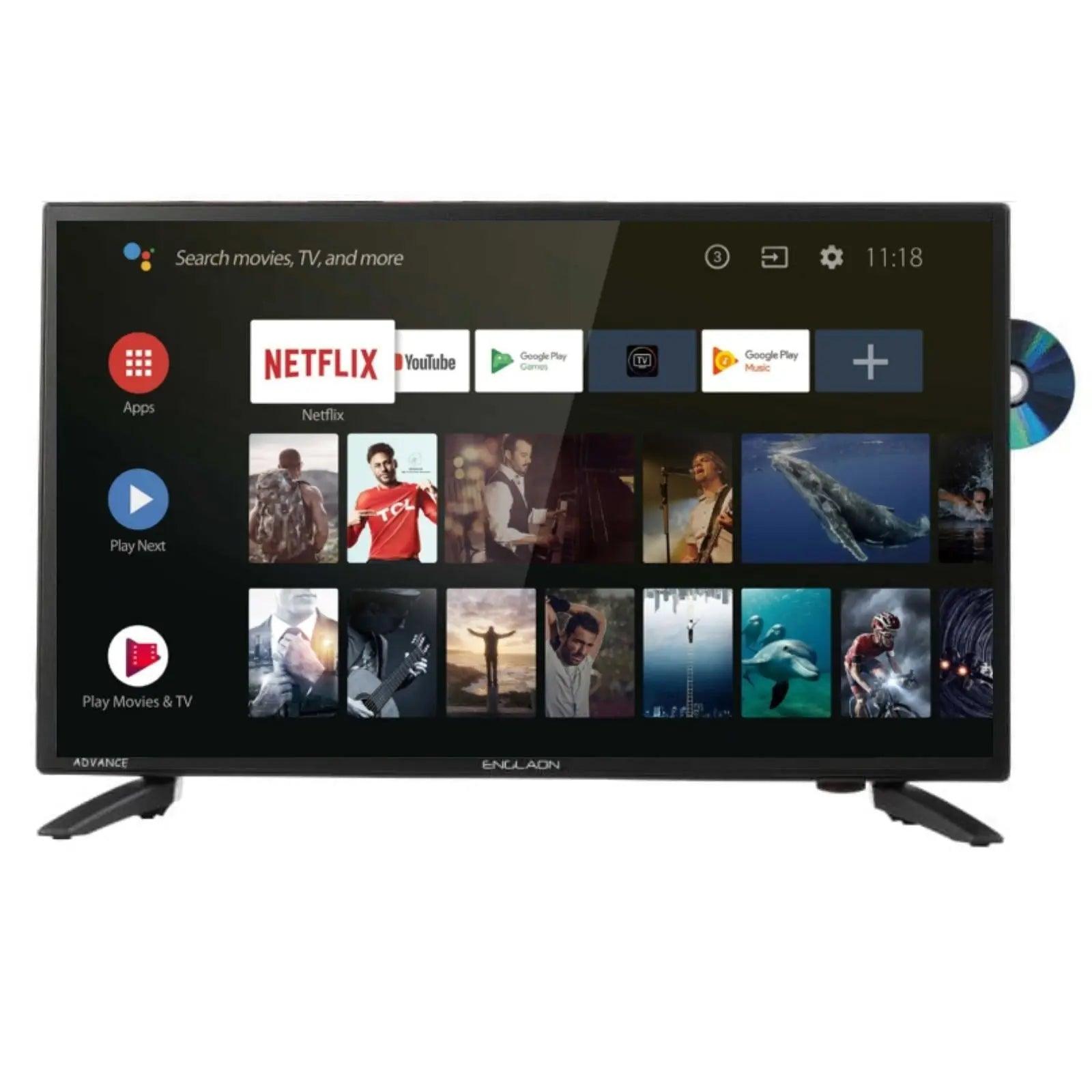 27inch 12volt HD Smart TV with Dvd Bluetooth Chromecast - Everything Caravans