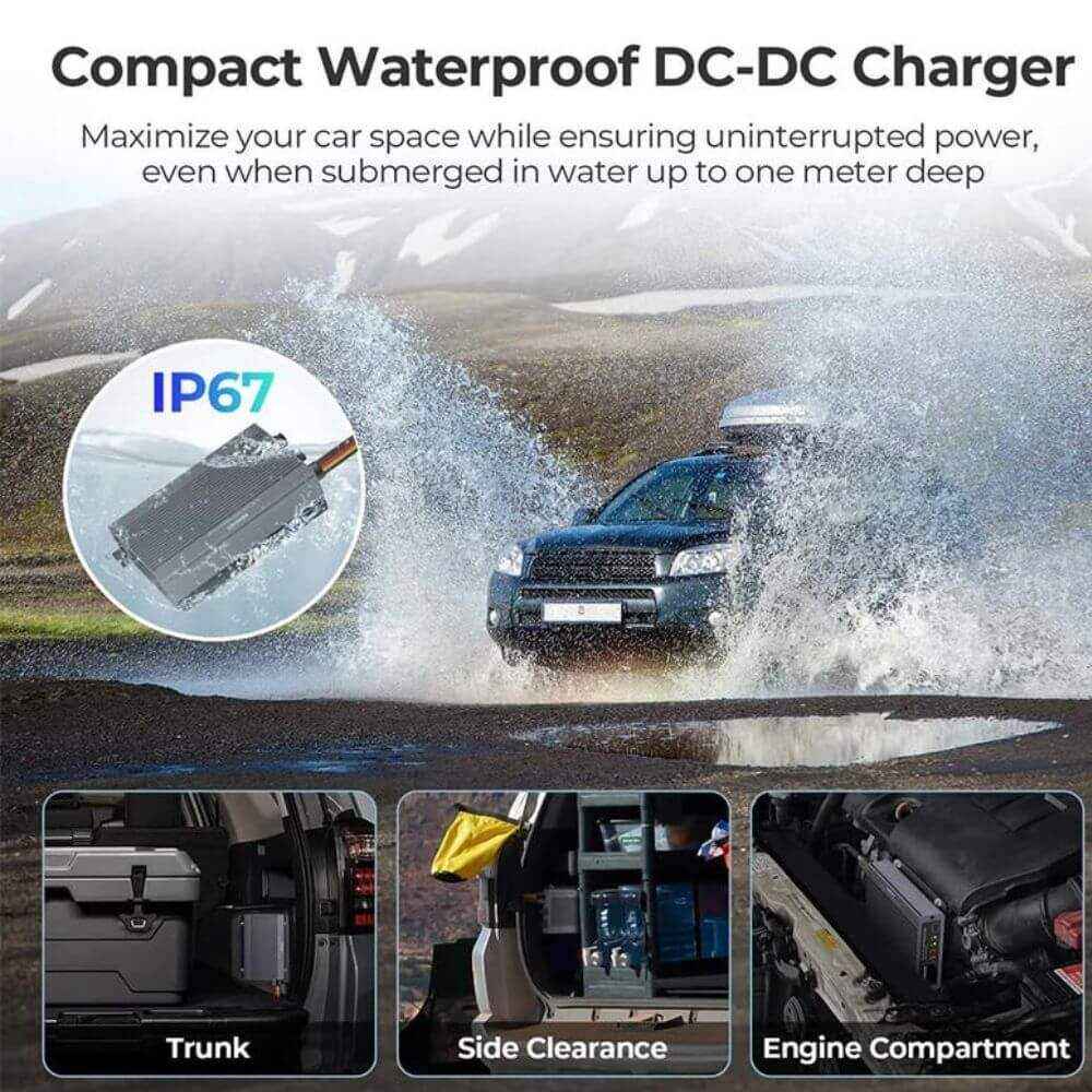 RENOGY PRO 500-11018 IP67 50A DCDC Battery Charger With MPPT RBC2125DS-21W-G2-AU