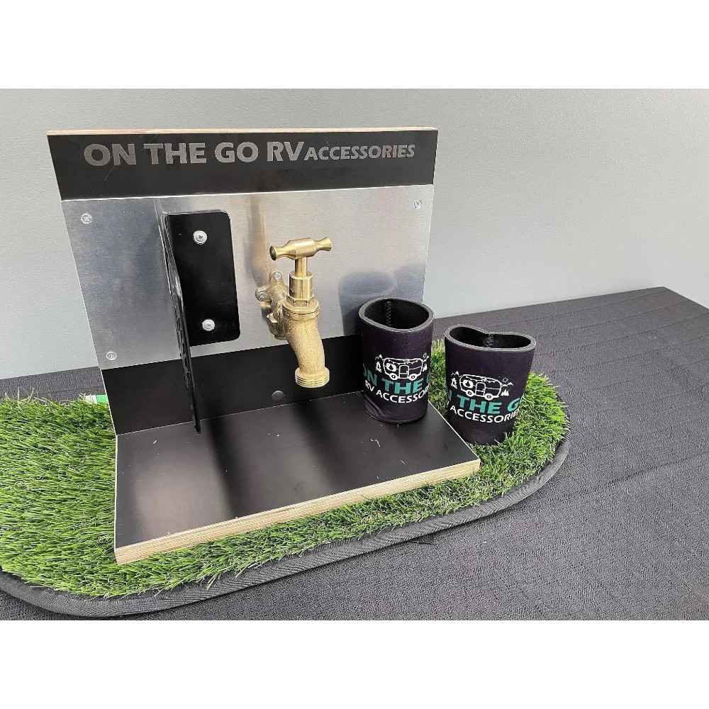 On The Go RV Alloy Tap Guard Black