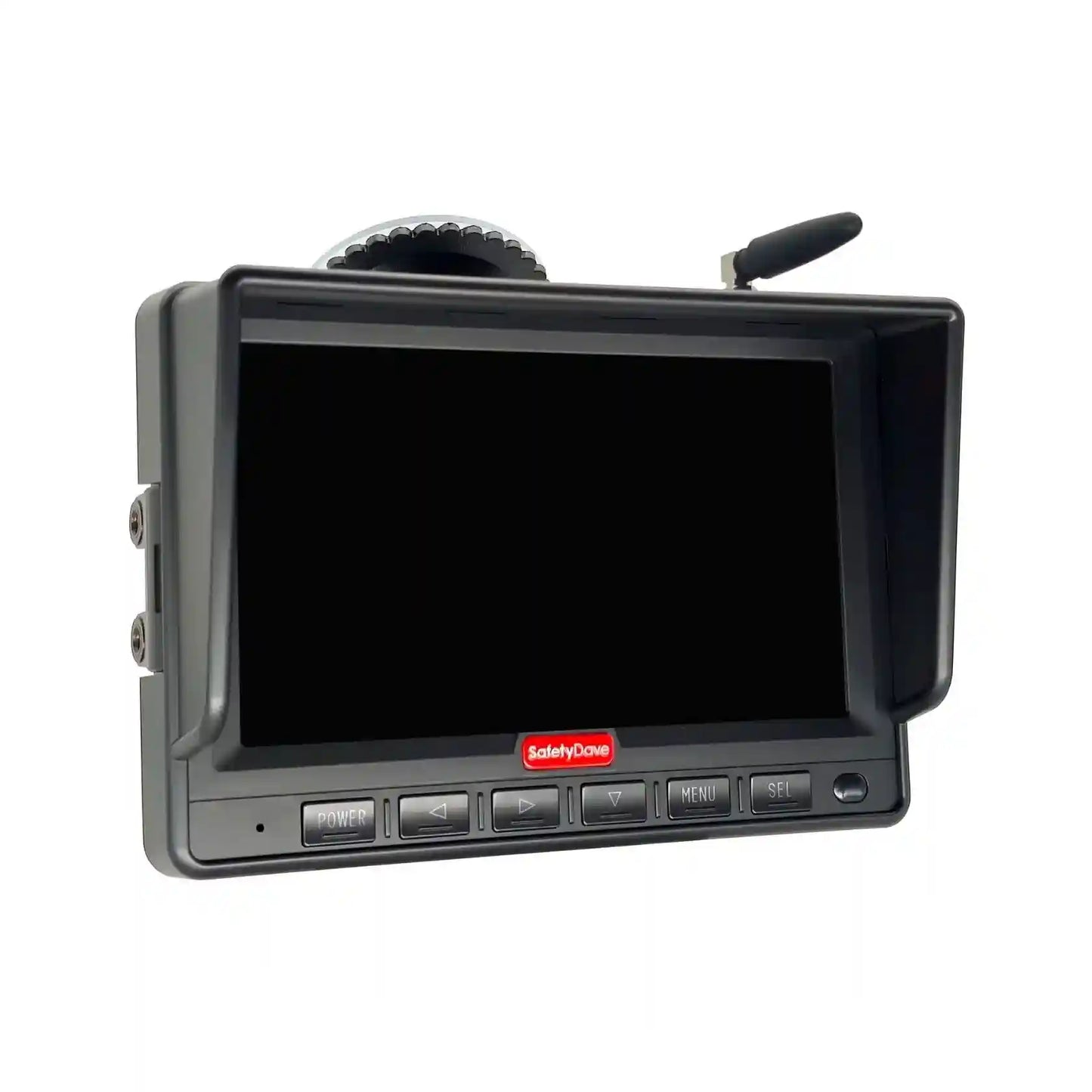 SafetyDave 7" Dash Monitor and 120/45 Degree Dual Black HD Camera Kit