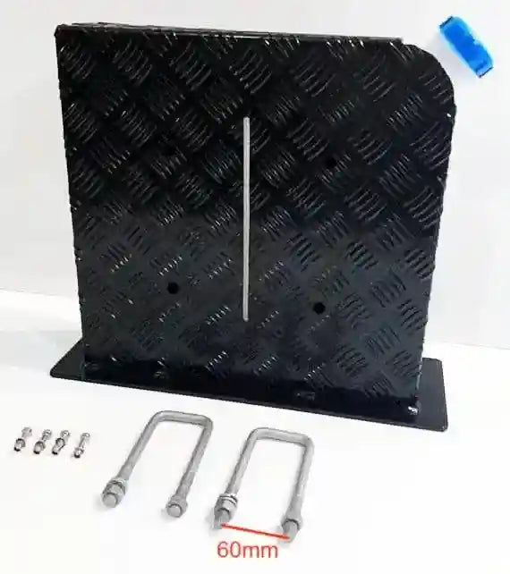 Diesel Tank Cover Black - Base Mount Right Hand Side