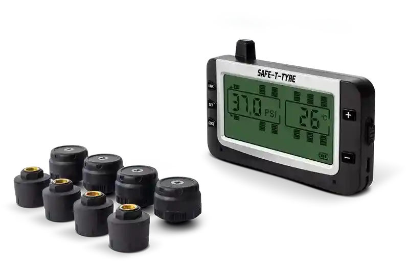 Safety Dave TPMS Australia Premier Tyre Pressure Monitoring System - 10 sensor kit with Booster