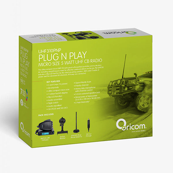 Oricom Micro 2 Way Radio Plug and Play Kit