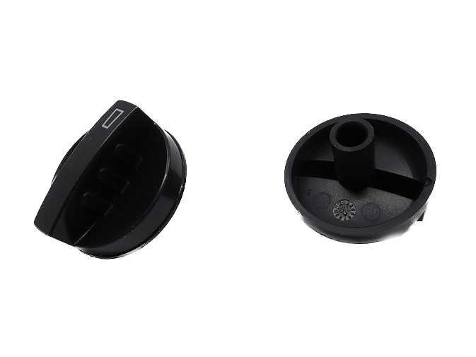 2x Knobs for RM5310 3 Way Fridge Selector and Thermostat - Black - Everything Caravans
