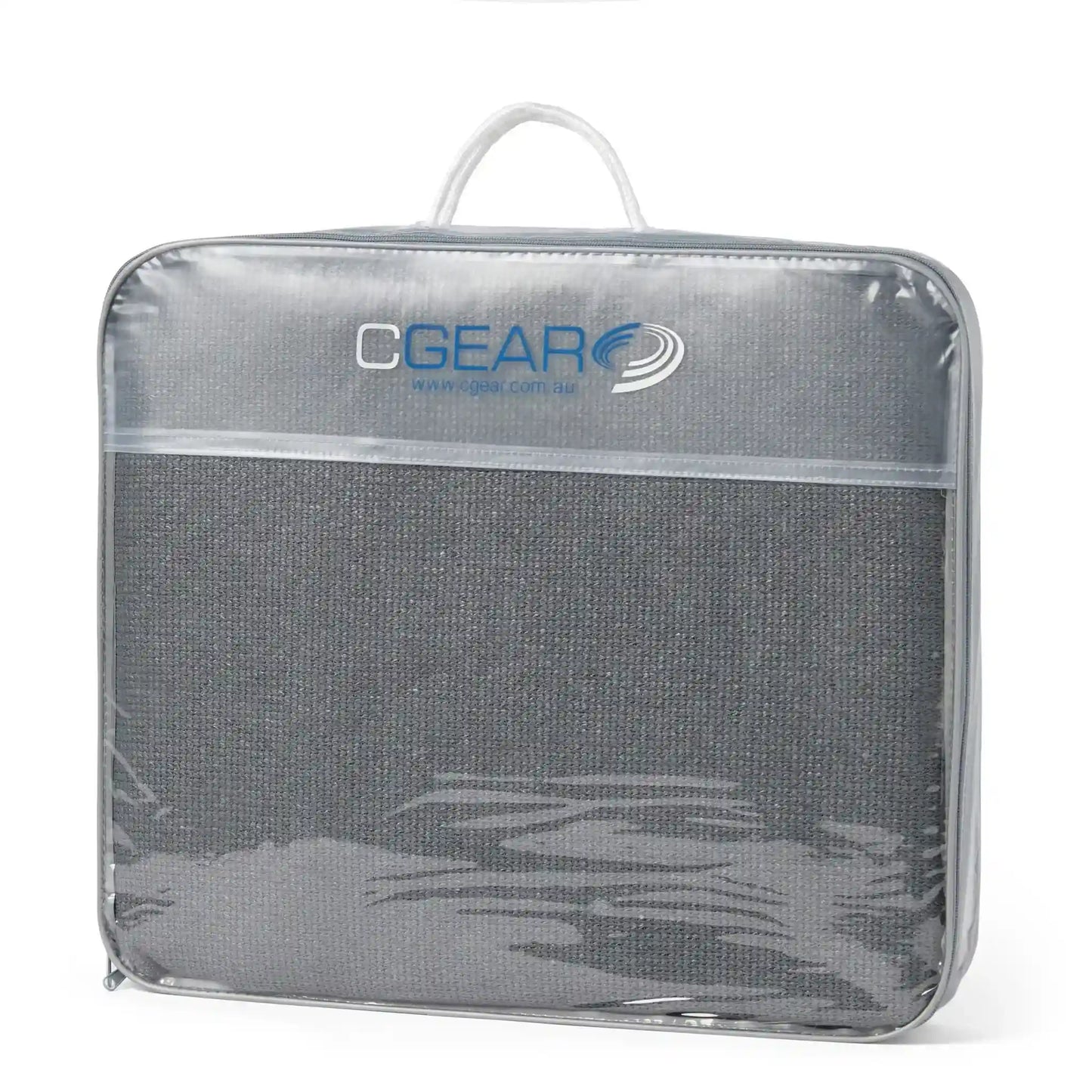 Cgear Grey Awning Privacy End Walls Angled End Drop