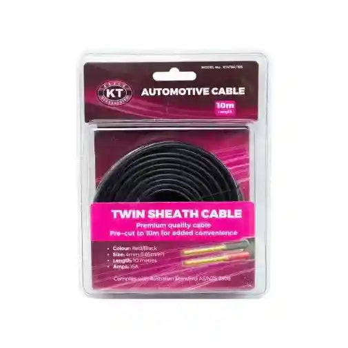 Cable Twin Sheath 4mm 0.30-26 x 10M