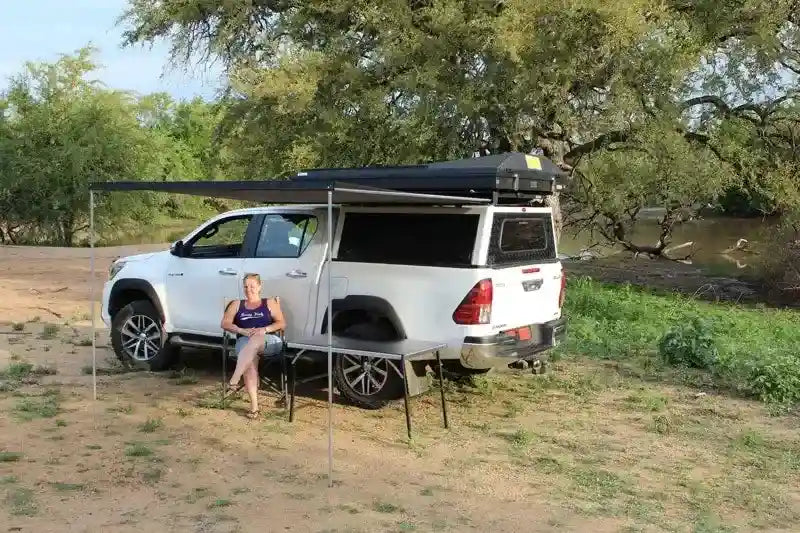Eezi-Awn Series 1000 Alloy Case Awning Grey 2000mm - Summer Sale