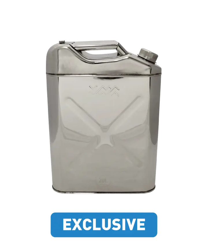 Navigator Gear 20L Stainless Steel Jerry Can – Food Grade - in store only