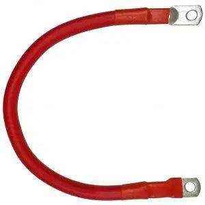 35mmsq Tinned Battery interconnect Power Lead Red 450mm - Everything Caravans