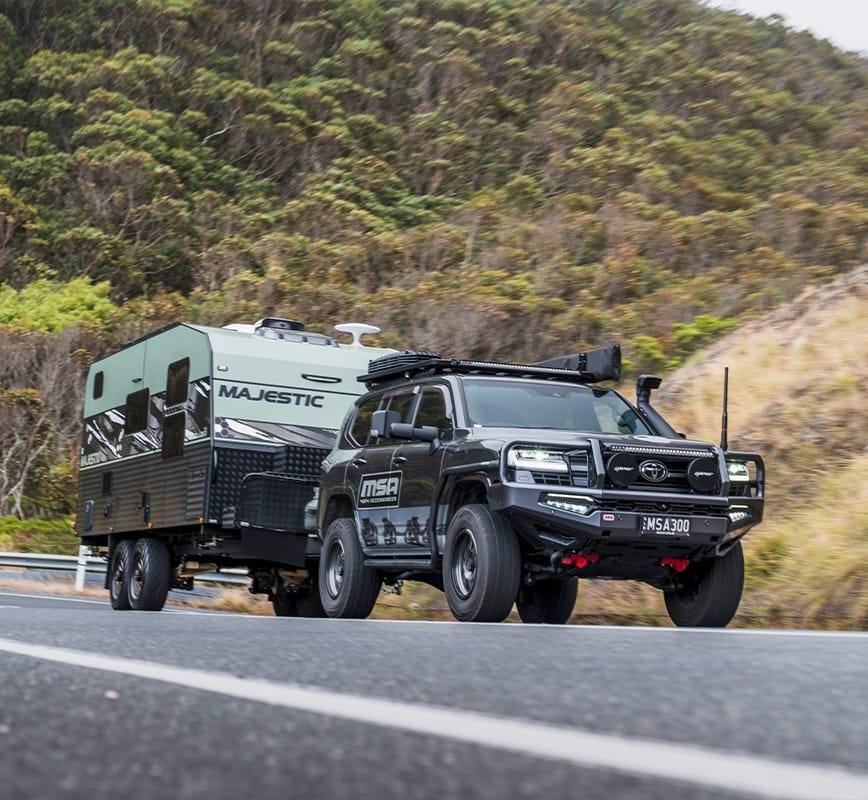 MSA Mirror Power Fold suits D-Max MU-X Black Electric Indicators Blind Spot Monitoring Powerfold - Everything Caravans