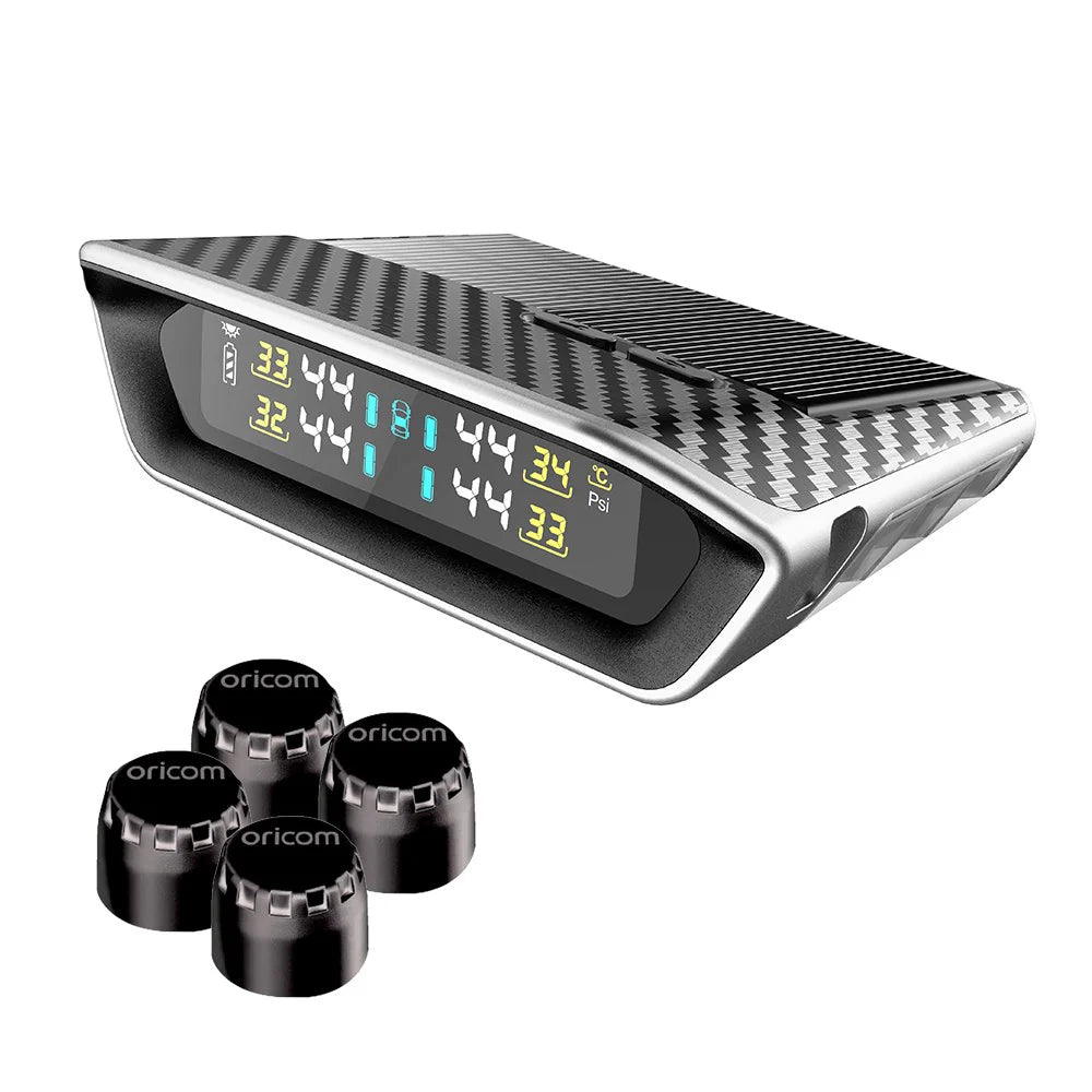 Oricom DIY TPMS Tyre Pressure Monitoring System Multicolour Display - 4 External Sensor