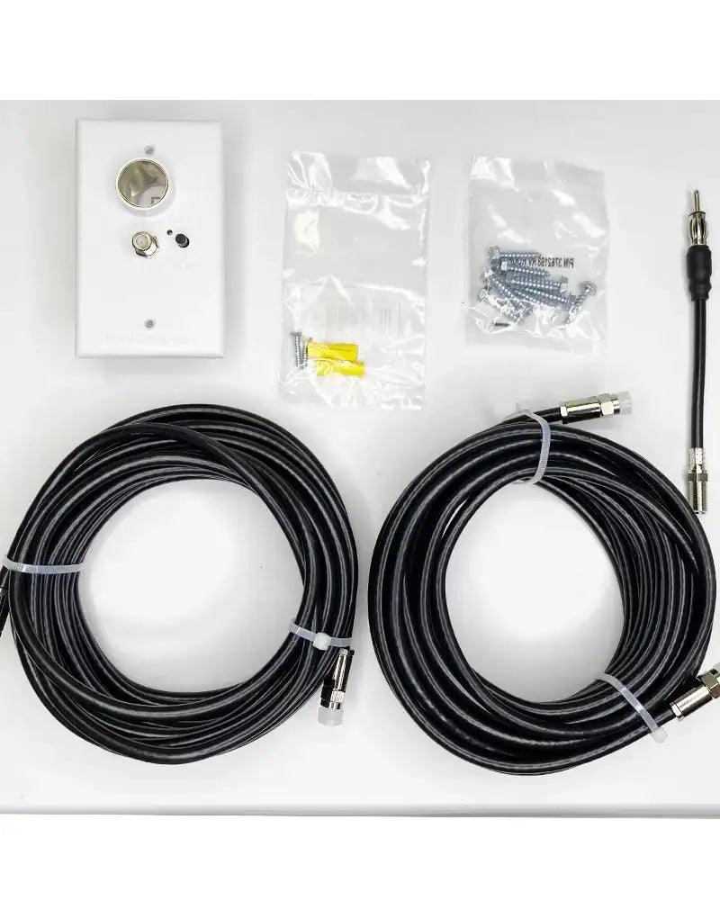 WINEGARD AIR 360LP Compact Omnidirectional TV and FM Antenna Black - Everything Caravans