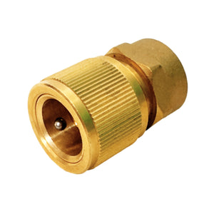 Flat Out Brass Water Inlet Dust Cap - Single