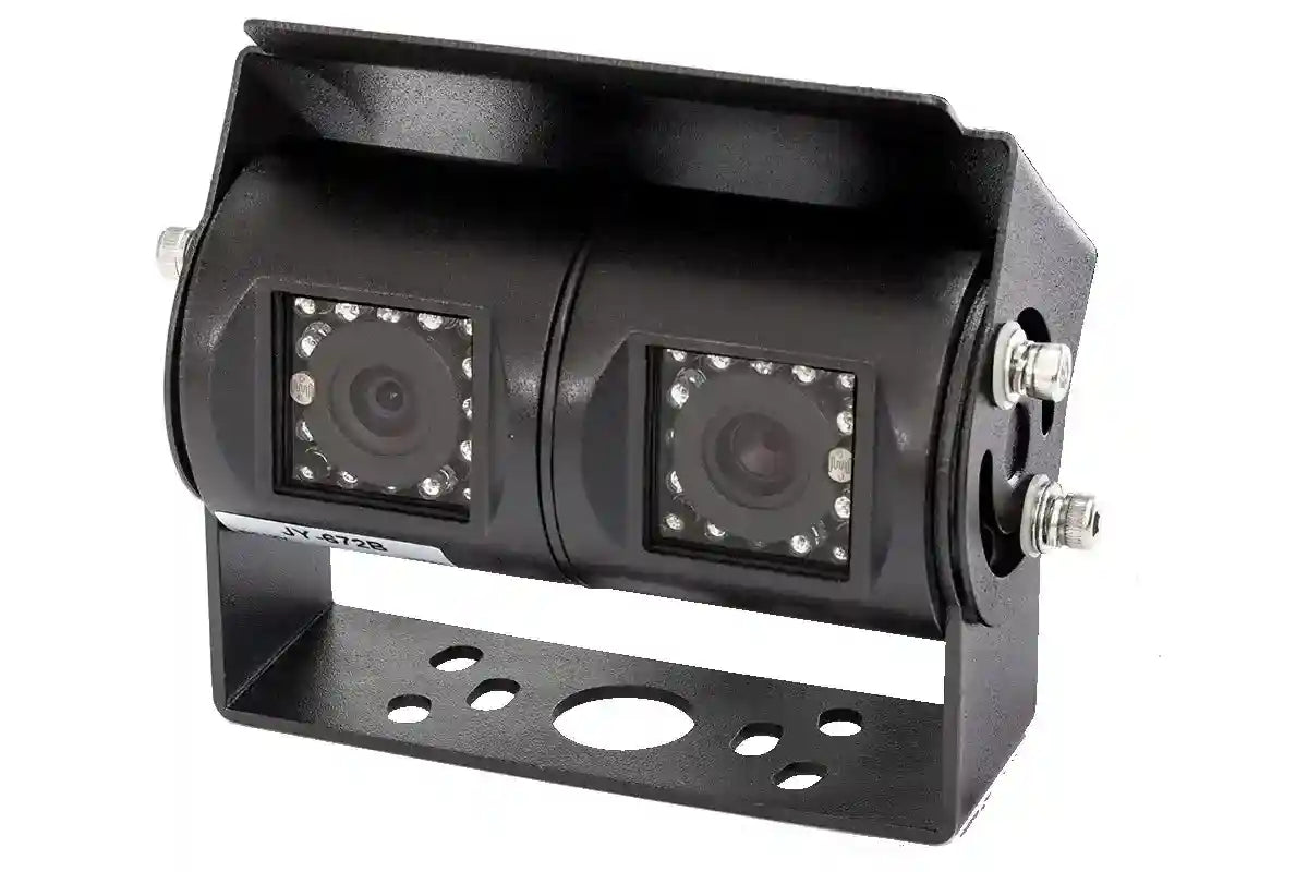SafetyDave Rear Vision Camera Double Ccd White or Black 40 and 120 Degree Black
