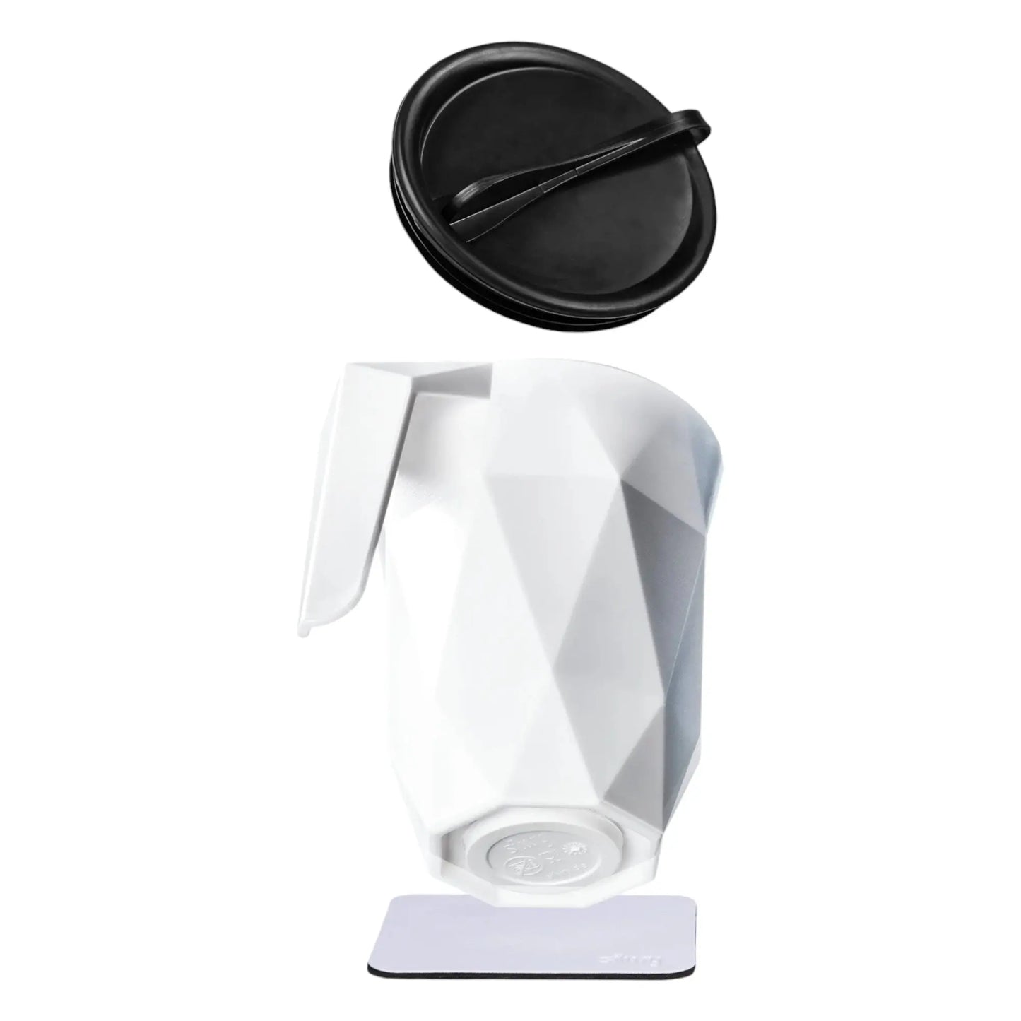 Magnetic TO GO Handle Cup WHITE by Silwy ...