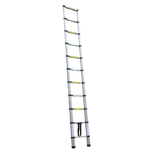 Silver 3.2m Portable Telescopic Ladder with Carry Bag