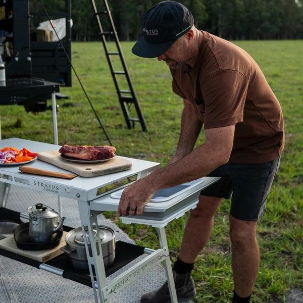 Stratus Outdoor TABLE EXTENSION - SINK - Everything Caravans