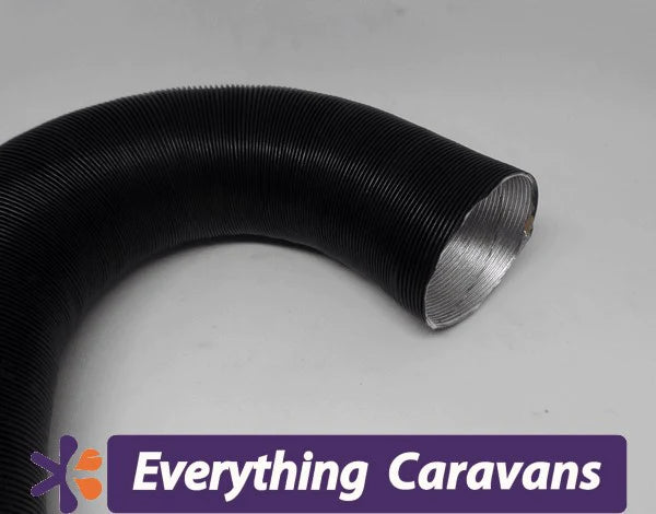 Eberspacher 65mm Heater Ducting Black - Per Metre