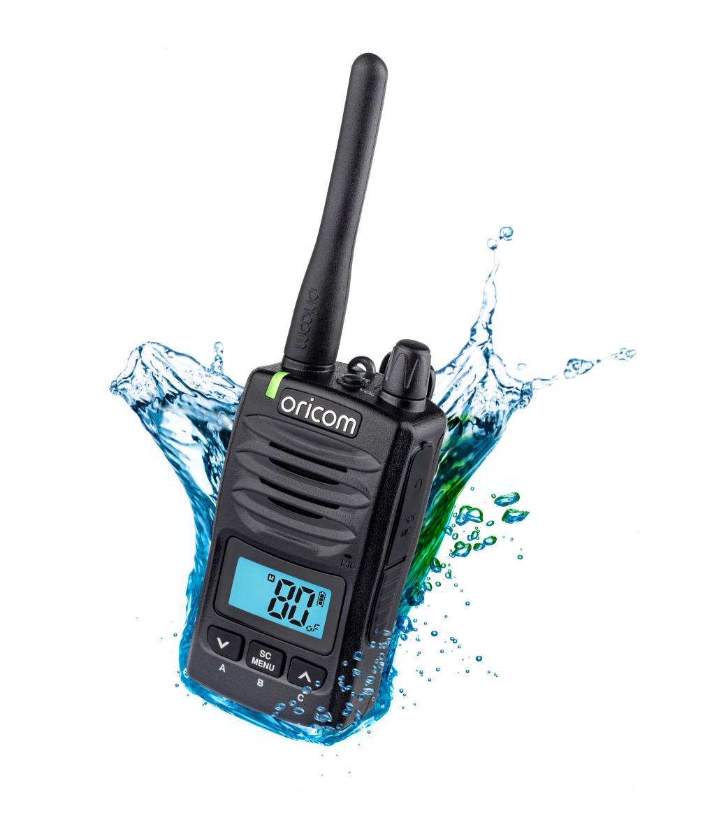 Oricom Waterproof IP67 Portable 5W UHF CB Radio - BLACK